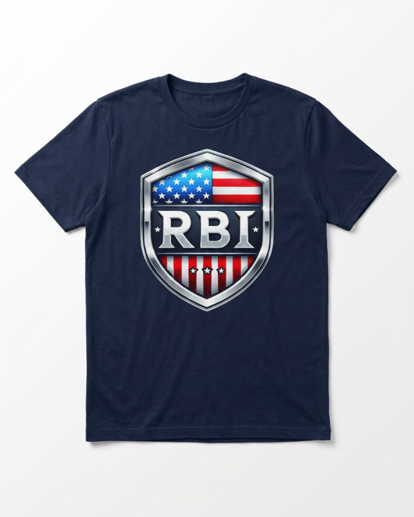 RBI Logo T-Shirt — Navy